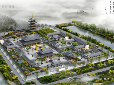 淮南寺庙建筑总体规划方案